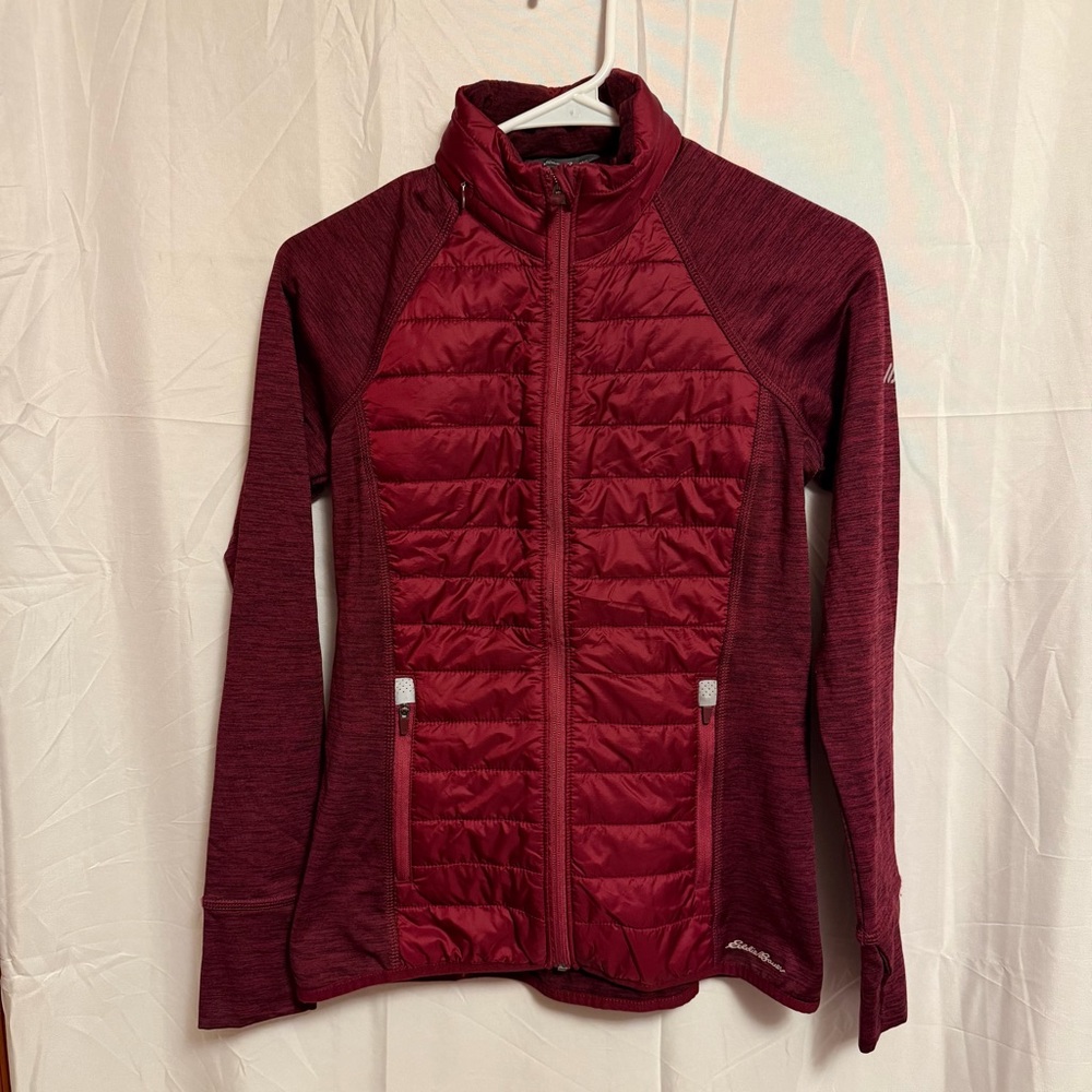 Eddie Bauer Women's Deep Red Puffer‎ Jacket